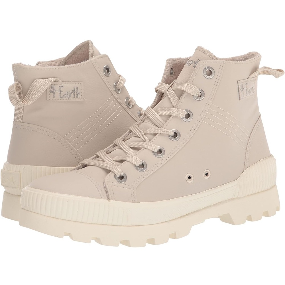 NEW-Blowfish Taupe Lace Up Boots